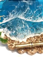 Лот: 20966698. Фото: 3. Сервированный поднос МОРЕ. Домашний быт