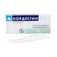 Лот: 23982900. Фото: 2. Лордестин таб.п о 5мг №10. Медицина