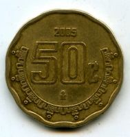 Лот: 5903947. Фото: 3. Монеты Мексика 50 сентавос - 5... Коллекционирование, моделизм