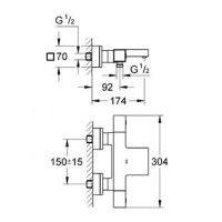 Лот: 20630397. Фото: 4. Grohe Grohtherm Cube смеситель... Красноярск