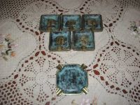 Лот: 13778260. Фото: 7. Набор винтажных пепельниц бронза...