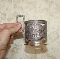 Лот: 18175818. Фото: 7. Подстаканник мельхиор. СССР. Скань...