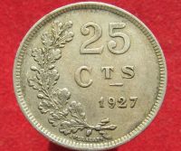 Лот: 14984962. Фото: 2. Люксембург 25 сантимов, 1927г. Монеты