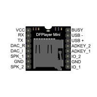 Лот: 17128544. Фото: 2. Dfplayer mini mp3. Радиодетали  (электронные компоненты)
