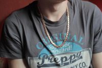 Лот: 3898499. Фото: 2. цепочка позолоченная бижутерия... Ювелирные изделия, бижутерия, часы