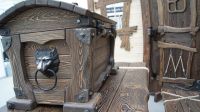 Лот: 8409263. Фото: 4. Сундук. Массив лиственницы. Под... Красноярск