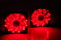 Лот: 10290112. Фото: 5. Вентилятор LED cooler RED 9x9...