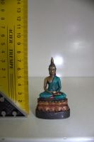 Лот: 7023119. Фото: 2. Статуэтка будда бронза эмаль. Сувениры