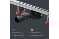 Лот: 24310023. Фото: 3. Трап для душа линейный AM.PM Masterflow. Строительство и ремонт