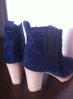 Лот: 14541496. Фото: 7. Ботильоны синие со вставками...