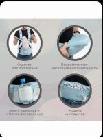 Лот: 24670099. Фото: 4. Эргорюкзак хипсит Aiebao