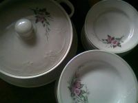 Лот: 2476115. Фото: 2. Сервиз фарфор СССР. Хайтинский... Посуда, кухонная утварь