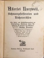 Лот: 15233933. Фото: 2. Allerlei Kurzweil. Schnurrpfeifereien... Антиквариат