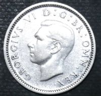 Лот: 11284267. Фото: 2. Великобритания. 1943 год Серебро. Монеты