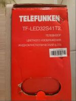 Лот: 13394346. Фото: 2. Telefunken TF-LED32S41T2. ТВ и видео