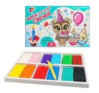 Лот: 17613642. Фото: 2. Набор с воском для лепки свечей... Игрушки