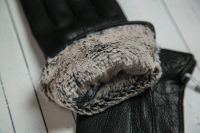 Лот: 6195929. Фото: 6. Мужские кожаные перчатки из кожи...