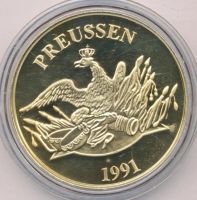 Лот: 5894617. Фото: 2. Германия 1991 жетон медаль Пруссия... Значки, медали, жетоны