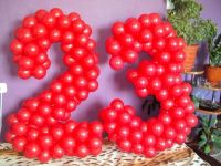 Лот: 2915846. Фото: 3. Цифра для дня рождения из воздушных... Красноярск