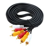 Лот: 8876247. Фото: 2. Кабель 3RCA to 3RCA кабель композитный... Аксессуары