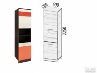 Лот: 13246270. Фото: 3. Кухонный гарнитур Оранж (ширина... Мебель