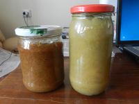 Лот: 8655659. Фото: 2. Пюре ревень с яблоками. Продукты