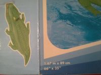 Лот: 11493293. Фото: 2. Огромный надувной крокодил 1,67м... Водный спорт