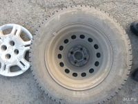 Лот: 9467409. Фото: 3. Штампованные диски+зимние шины. Авто, мото, водный транспорт