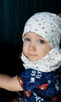 Лот: 7375849. Фото: 3. Комплект шапочка и снуд со звездами... Дети растут