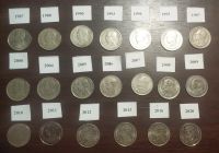 Лот: 25264771. Фото: 2. Таиланд 1 бат 1987-2020 г. (по... Монеты