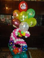 Лот: 3471851. Фото: 4. Цифры из воздушных шаров+10 гелиевых...