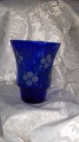 Лот: 25882211. Фото: 4. Ваза для цветов синяя. С рисунком... Красноярск