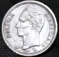 Лот: 15019720. Фото: 2. Венесуэла. 25 сентимо. 1960 год... Монеты