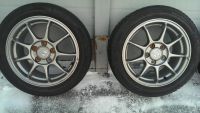 Лот: 4651782. Фото: 2. Honda EURO R CL1 комплект колес... Шины, Диски