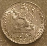 Лот: 8144773. Фото: 2. 10 геллеров 1989 Чехословакия. Монеты