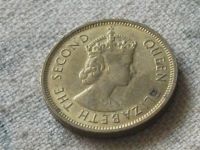 Лот: 7817594. Фото: 5. Монета 10 цент Гонконг 1967 портрет...