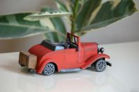 Лот: 17275155. Фото: 2. Машинка красная Handmade _weLove. Ручная работа
