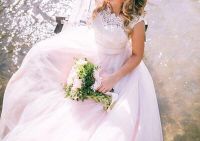 Лот: 6497359. Фото: 3. Свадебное платье, розового цвета. Одежда, обувь, галантерея