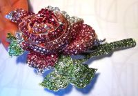 Лот: 6697943. Фото: 2. Брошь с сваровски Swarovski 7х11... Ювелирные изделия, бижутерия, часы