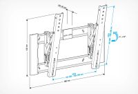 Лот: 10379689. Фото: 2. Кронштейн для LCD/LED тв 37"-65... Аксессуары