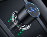 Лот: 22024738. Фото: 2. Автозарядка UGREEN EC705 35025... Носители информации