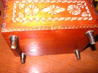 Лот: 15424333. Фото: 2. Деревянная шкатулка ручной работы. Антиквариат