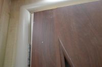 Лот: 3981260. Фото: 3. Дверь С6ф 600*2000 битая (153). Строительство и ремонт