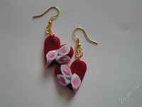 Лот: 431742. Фото: 2. Изделия из полимерной глины,серьги... Ювелирные изделия, бижутерия, часы