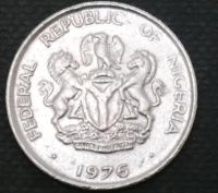 Лот: 10606876. Фото: 2. Экзотика с рубля (9990) Нигерия. Монеты