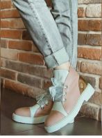 Лот: 15863755. Фото: 5. Ботинки, Кроссовки из натуральной...