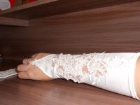 Лот: 4482087. Фото: 2. Перчатки свадебные. Свадебная мода