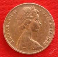 Лот: 1792908. Фото: 2. (№1630-4/LF) 2 цента 1980 (Австралия... Монеты