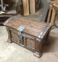 Лот: 10505230. Фото: 4. Сундук из массива лиственницы. Красноярск