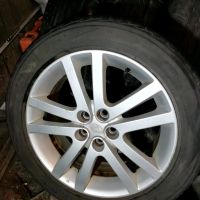 Лот: 12836435. Фото: 3. Колеса Enkei Subaru Forester SG5... Авто, мото, водный транспорт